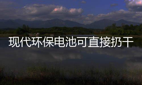 干垃你知电池道吗环保现代接扔圾桶可直