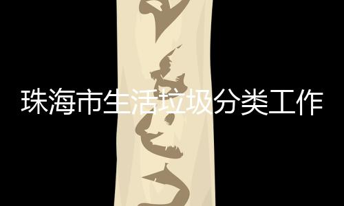 功举珠海作培活垃活动办第训成类工圾分市生四场