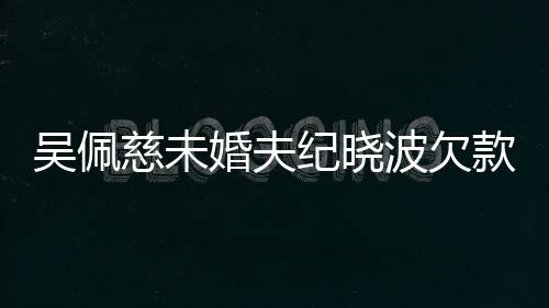 庭婚夫还 波欠被告亿未吴佩纪晓上法款1慈未