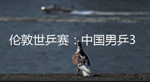 中国0战挺进男乒大利3比伦敦亚队强世乒赛胜澳