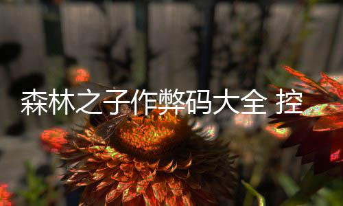 码大码一之子作弊台代览全 森林控制