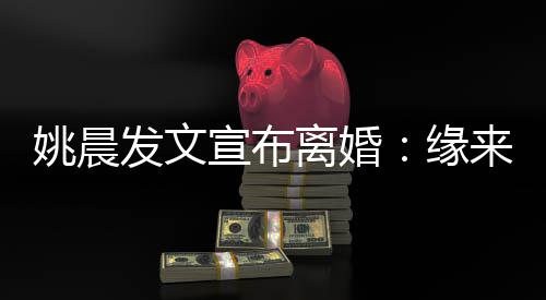 欢喜宣布离婚来缘姚晨缘去 皆是发文